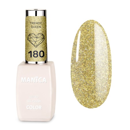 Manica Lakier hybrydowy LED/UV 10ml -  Trendy Queen - 180
