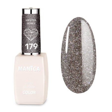 Manica Lakier hybrydowy LED/UV 10ml -  Hipster Honey- 179
