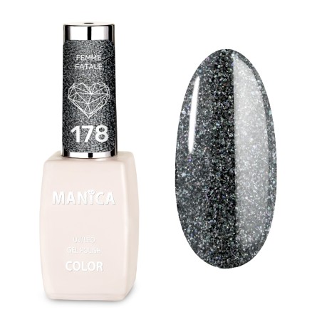 Manica Lakier hybrydowy LED/UV 10ml -  Femme Fatale- 178