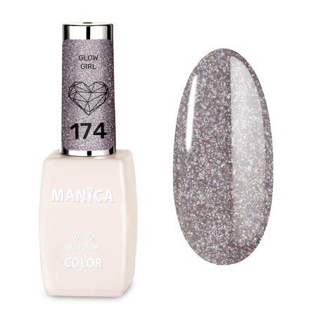 Manica Lakier hybrydowy LED/UV 10ml -  Glow Girl - 174