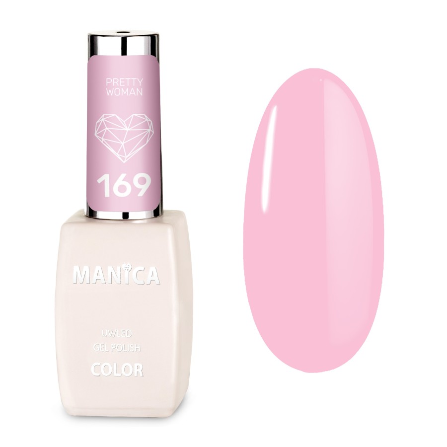Słodki Róż Lakier Hybrydowy LED/UV 10ml - Różowy manicure | MANICA.PL
