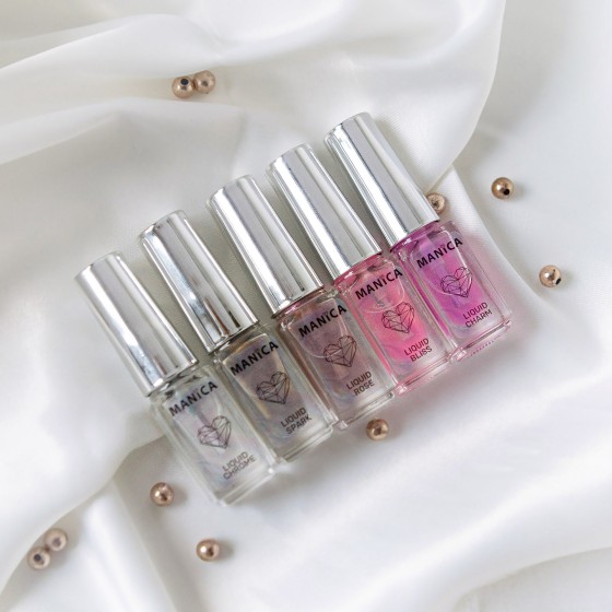 Liquid Chrome pyłek w płynie 5ml Efekt metaliczny manicure | MANICA.PL