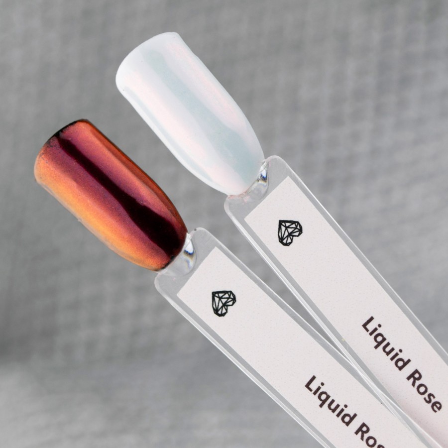 Liquid Rose pyłek w płynie 5ml  Różowy pyłek do zdobień | MANICA.PL