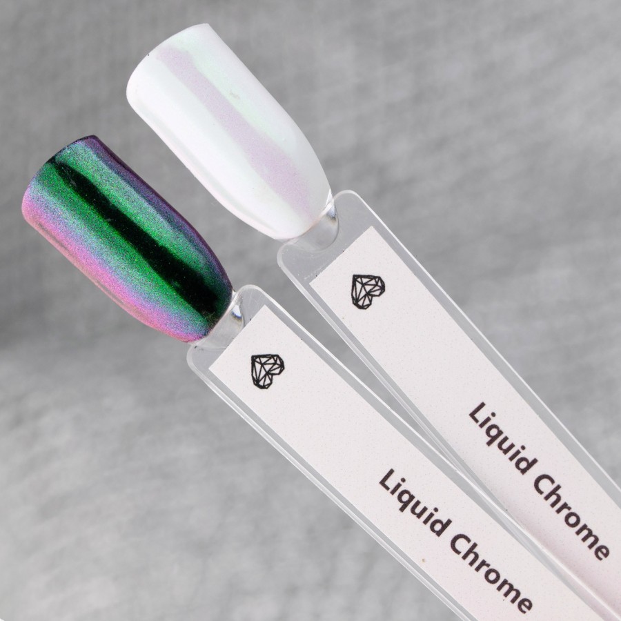 Liquid Chrome pyłek w płynie 5ml Efekt metaliczny manicure | MANICA.PL