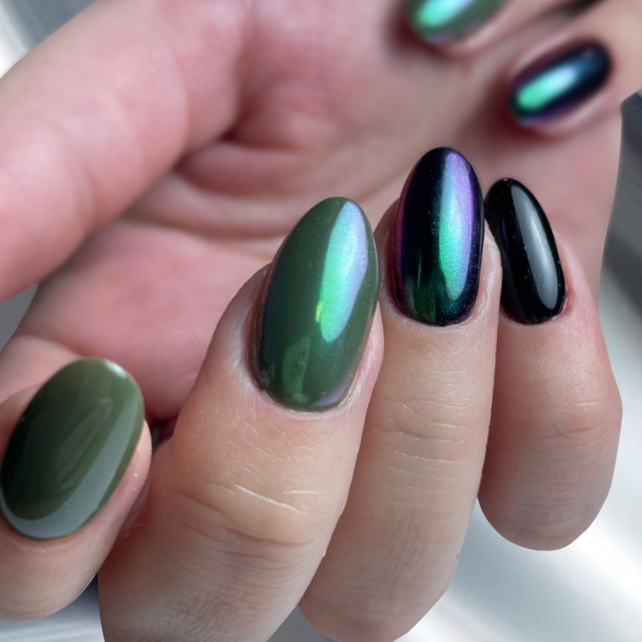 Liquid Chrome pyłek w płynie 5ml Efekt metaliczny manicure | MANICA.PL