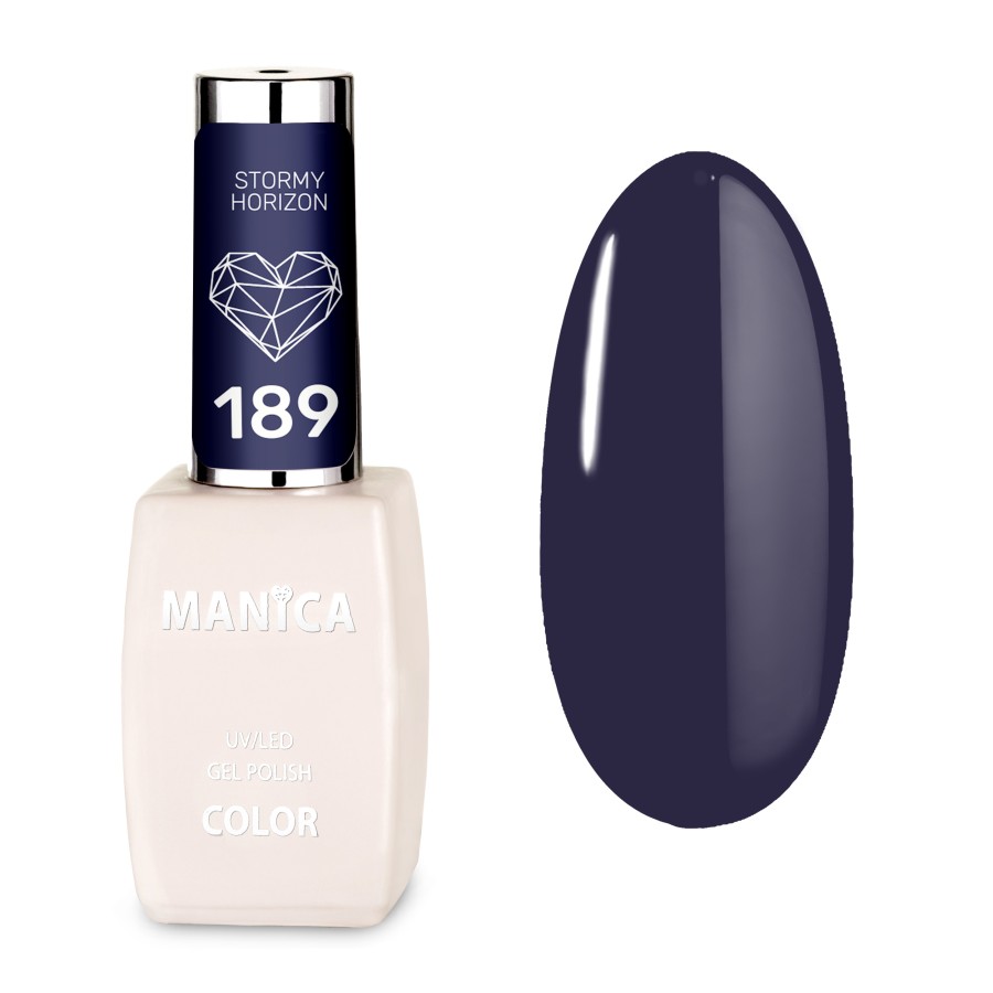 Manica Lakier hybrydowy LED/UV  10ml - Stormy Horizon - 189