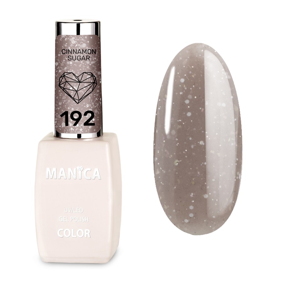 Manica Lakier hybrydowy LED/UV  10ml - Cinnamon Sugar  - 192