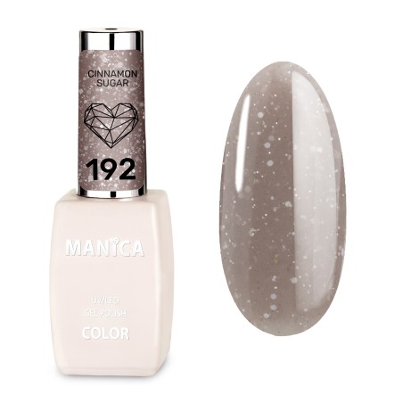 Manica Lakier hybrydowy LED/UV  10ml - Cinnamon Sugar  - 192