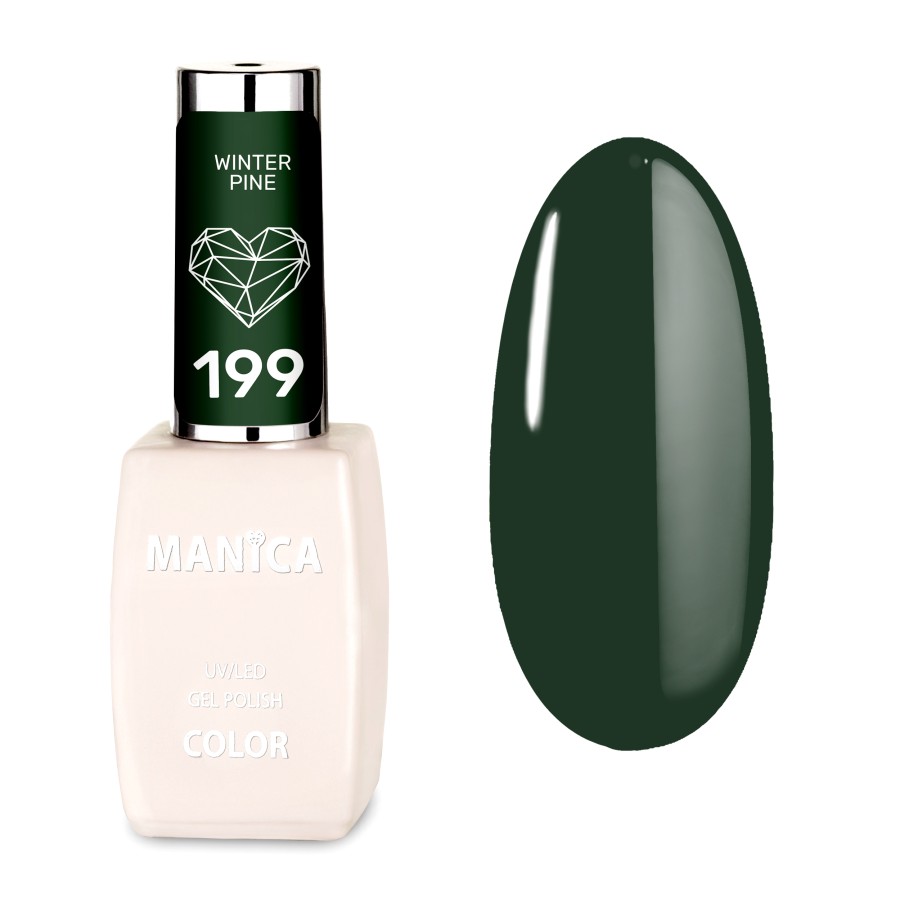 Manica Lakier hybrydowy LED/UV 10ml - Winter Pine  - 199