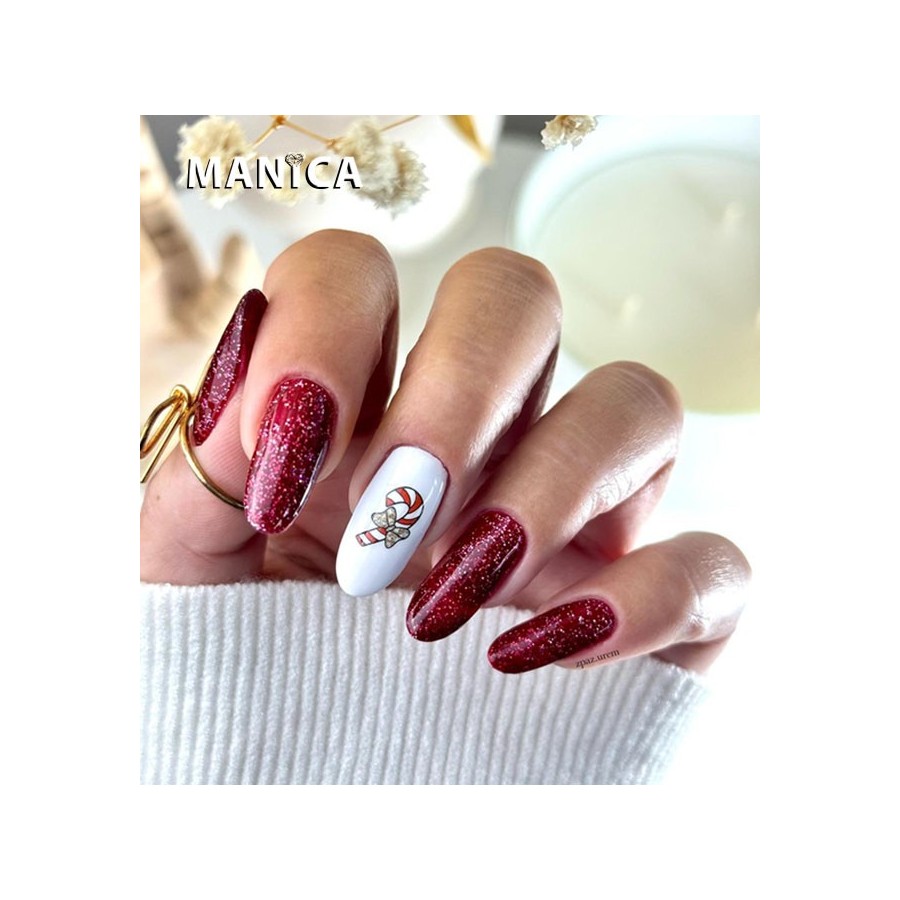 Manica Lakier hybrydowy LED/UV 10ml - Cranberry Crush  - 196