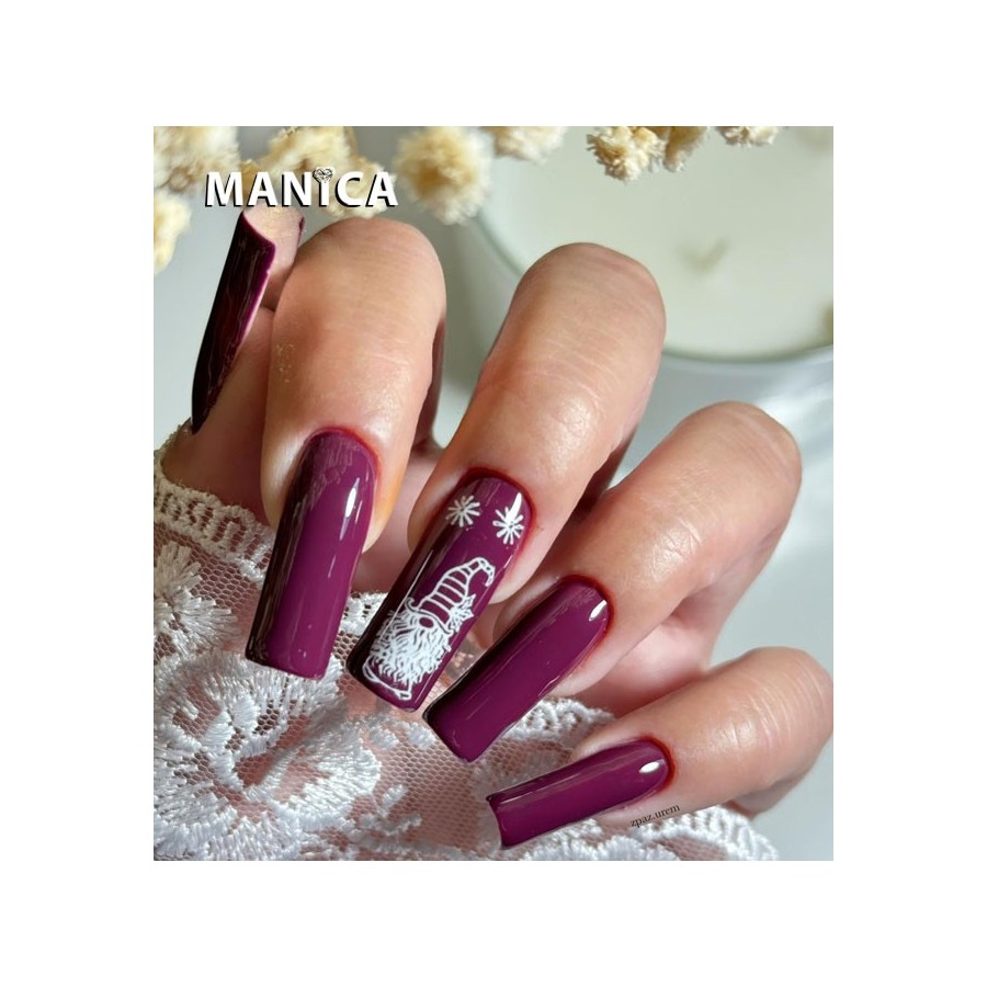 Manica Lakier hybrydowy LED/UV  10ml - Berry Flame - 190