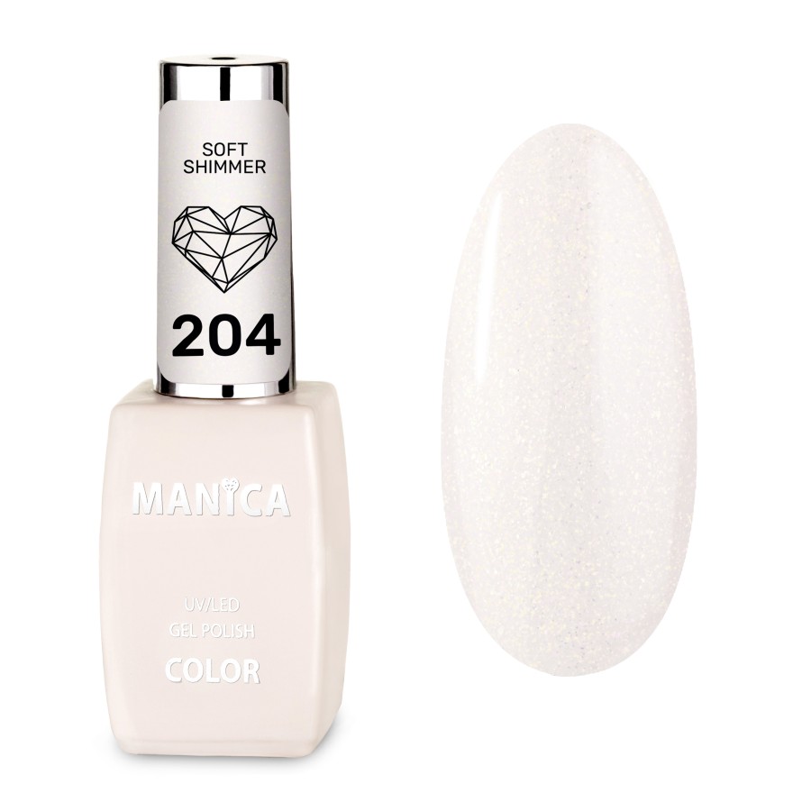 Manica Lakier hybrydowy LED/UV 10ml - Soft Shimmer- 204