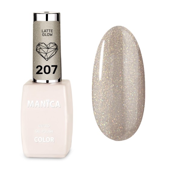 Manica Lakier hybrydowy LED/UV 10ml - Latte Glow - 207