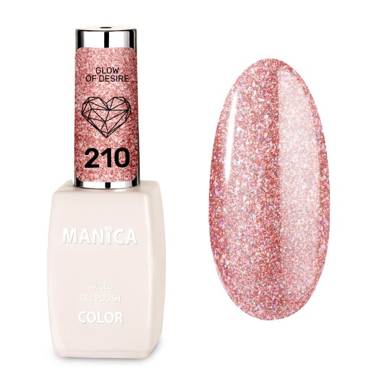 Manica Lakier hybrydowy LED/UV 10ml - Glow of Desire - 210