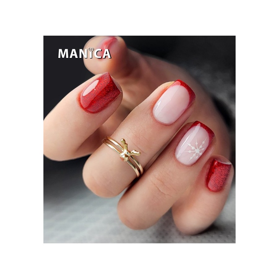 Manica Lakier hybrydowy LED/UV 10ml - Ruby Ribbon - 195