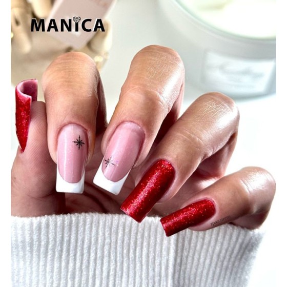 Manica Lakier hybrydowy LED/UV 10ml - Ruby Ribbon - 195