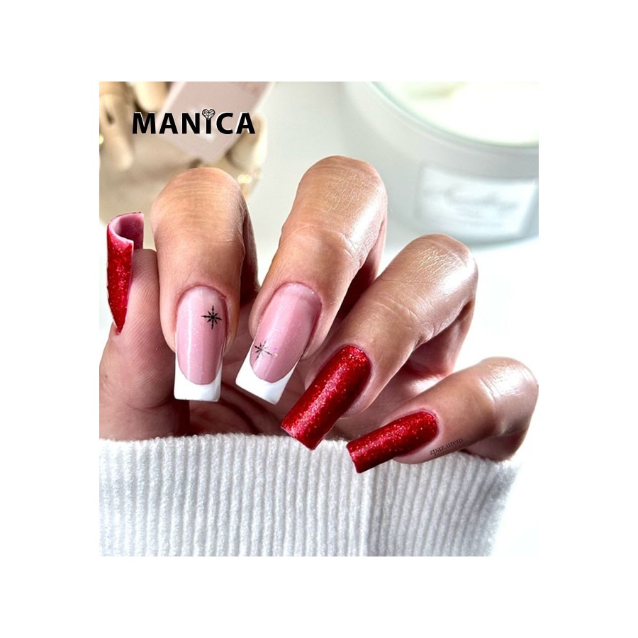 Manica Lakier hybrydowy LED/UV 10ml - Ruby Ribbon - 195