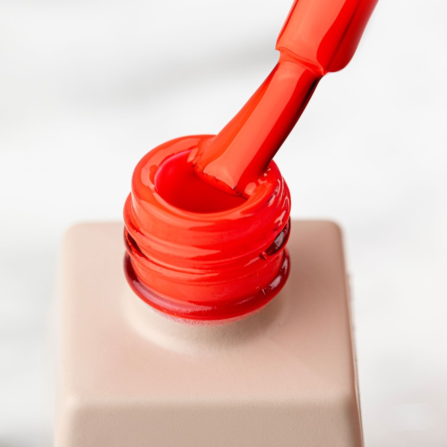 Mocny Czerwony Lakier Hybrydowy LED/UV intensywny manicure | MANICA.PL