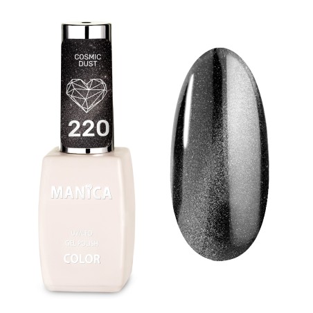 Manica Lakier hybrydowy Cat Eye LED/UV 10ml - Cosmic Dust - 220