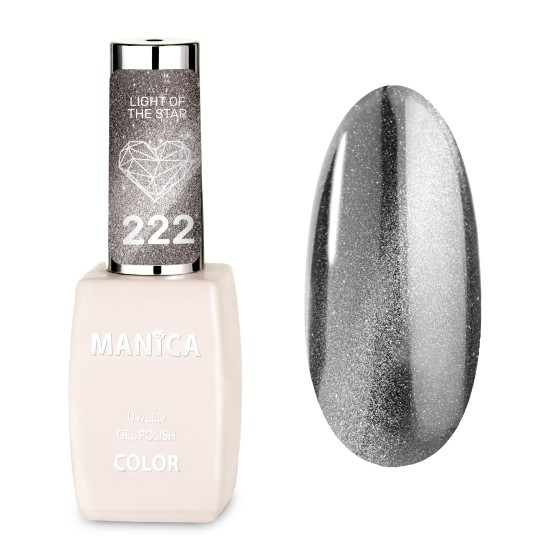 Manica Lakier hybrydowy Cat Eye LED/UV 10ml - Light of the Stars - 222