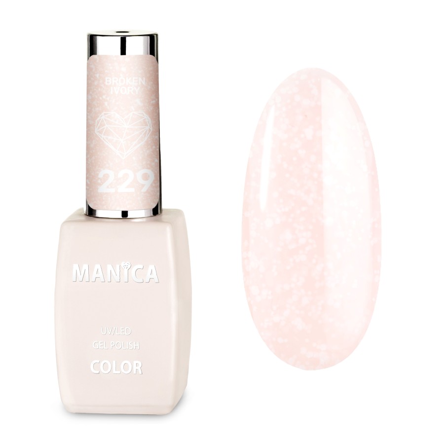 Manica Lakier hybrydowy LED/UV 10ml - Broken Ivory - 229