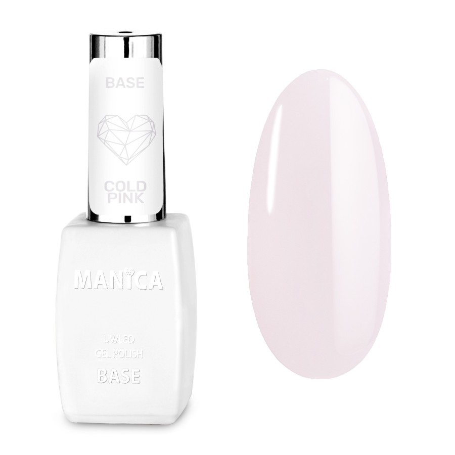 Baza hybrydowa UV/LED Gel Polish Cold Pink różowy odcień | MANICA.PL