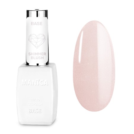 Manica Baza hybrydowa UV/LED Gel Base Shimmer Blush 10ml