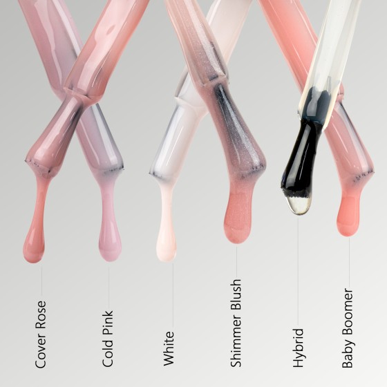 Baza hybrydowa UV/LED Gel Polish Cold Pink różowy odcień | MANICA.PL