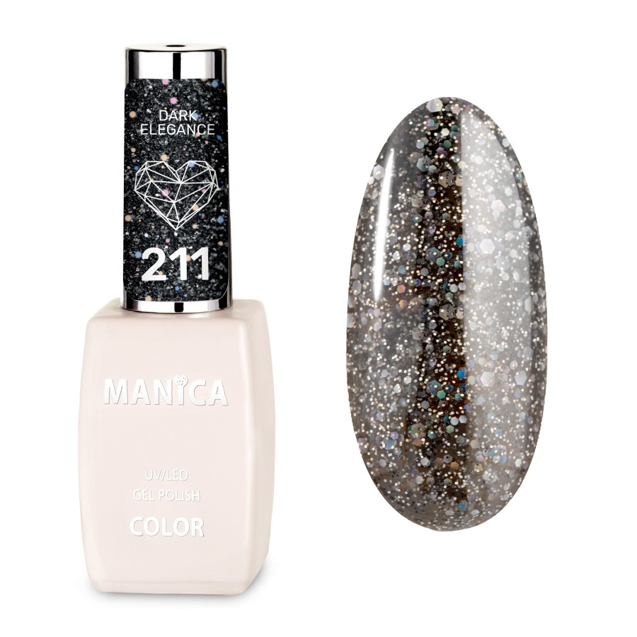 Manica Lakier hybrydowy LED/UV 10ml - Dark Elegance - 211