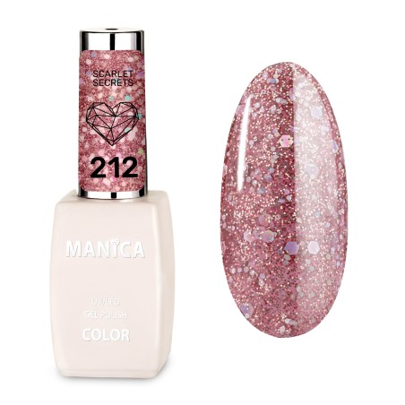 Manica Lakier hybrydowy LED/UV 10ml - Scarlet Secrets - 212