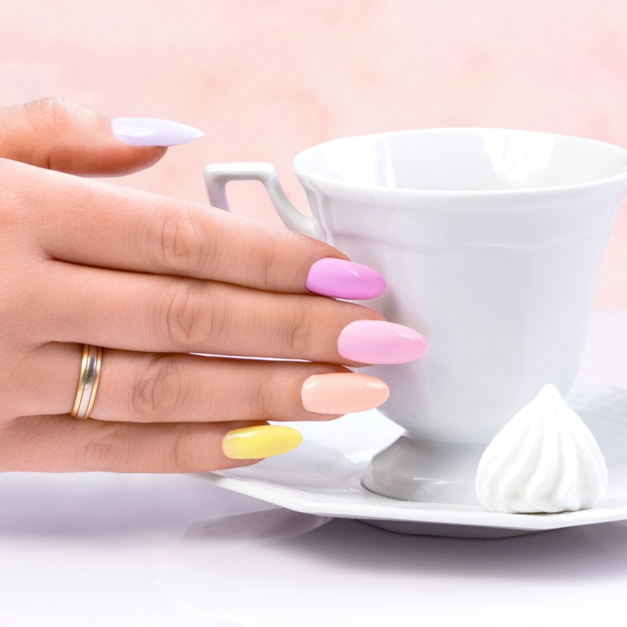 Pastelowy Różowy Lakier Hybrydowy LED/UV delikatny | MANICA.PL