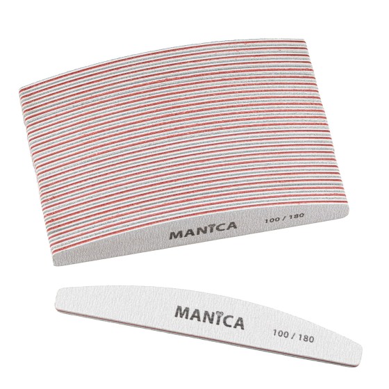 Pilnik do paznokci 100/180 - 25 sztuk - Wysokiej jakości | MANICA.PL