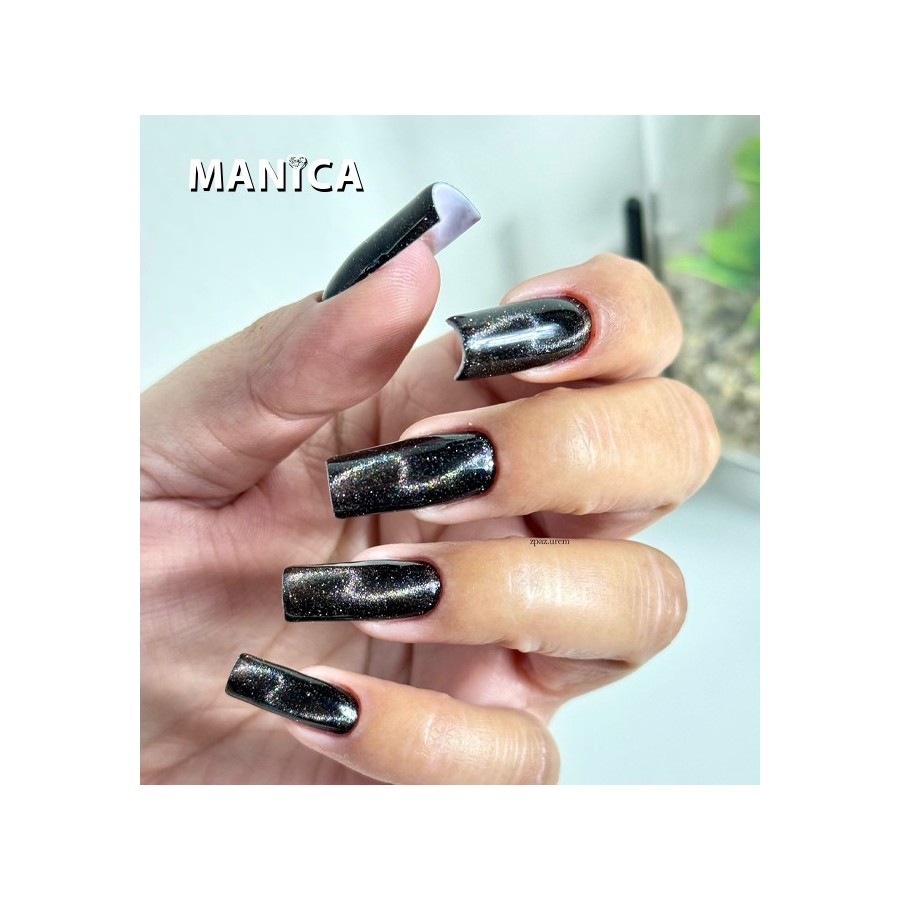 Manica Lakier hybrydowy Cat Eye LED/UV 10ml - Cosmic Dust - 220