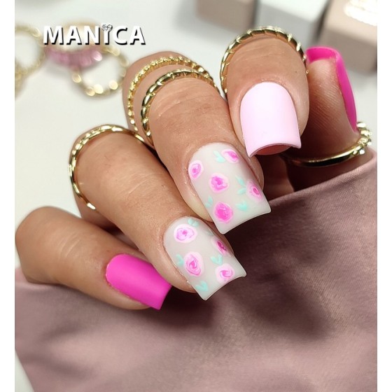 Fioletowy Lakier Hybrydowy LED/UV odcień różowego | MANICA.PL