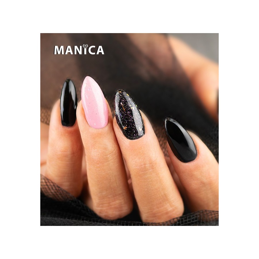 Profesjonalny lakier hybrydowy led/uv czarny ms. Black | manica.pl