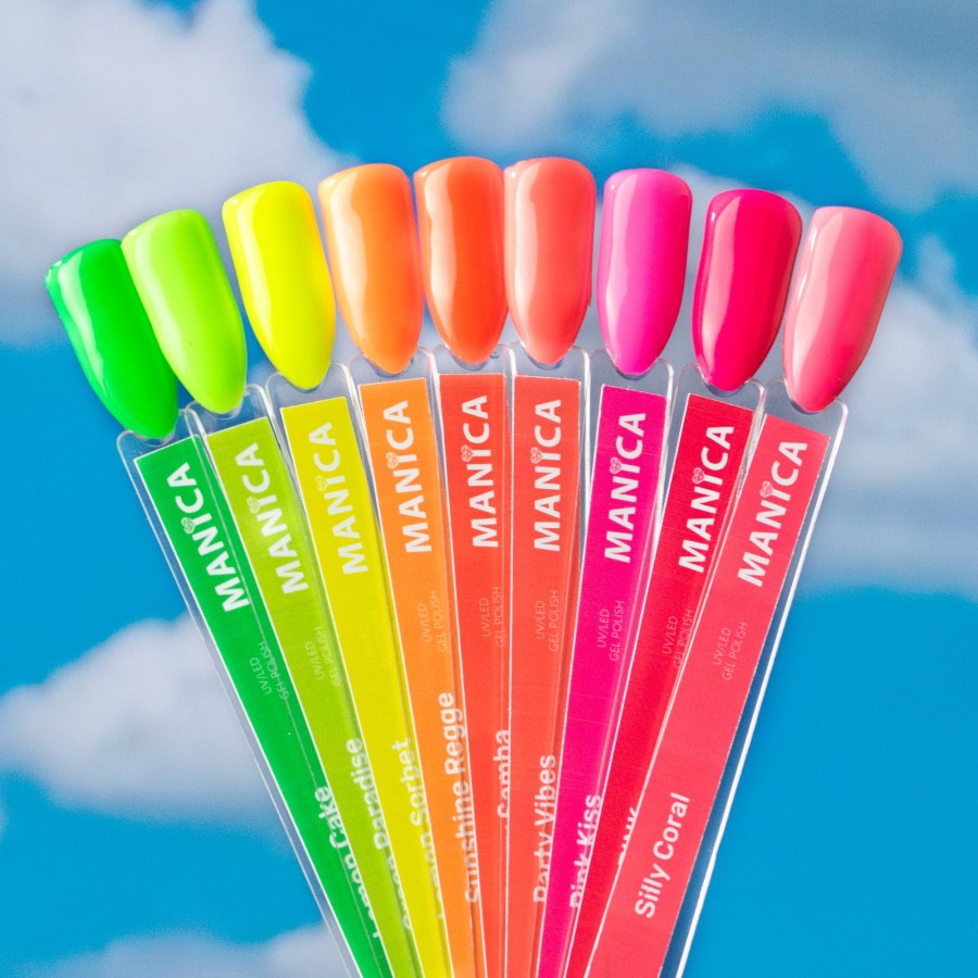 Neonowy Zielony Lakier Hybrydowy LED/UV z nutą tropików | MANICA.PL