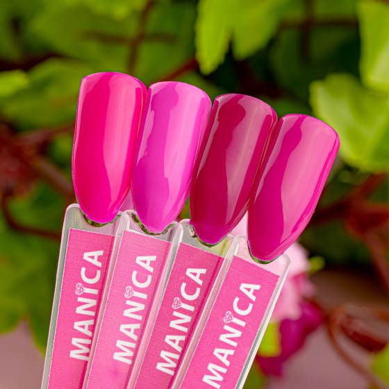 Intensywny Różowy Lakier Hybrydowy LED/UV energiczny | MANICA.PL