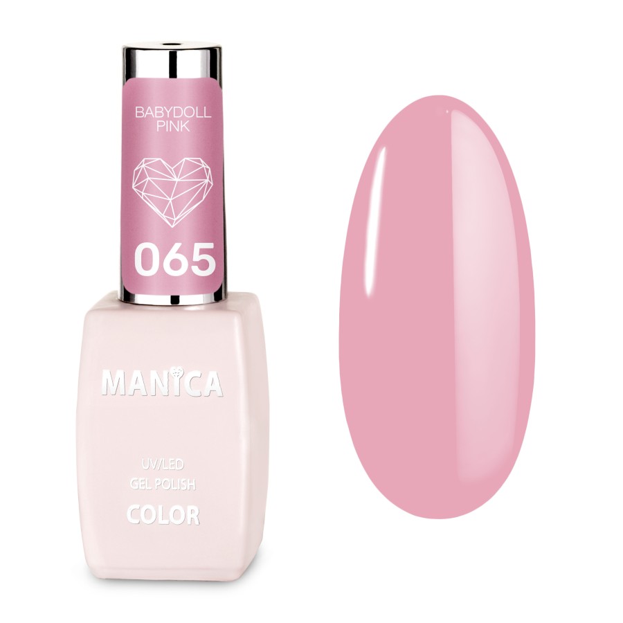 Słodki Różowy Lakier Hybrydowy LED/UV jasny manicure | MANICA.PL