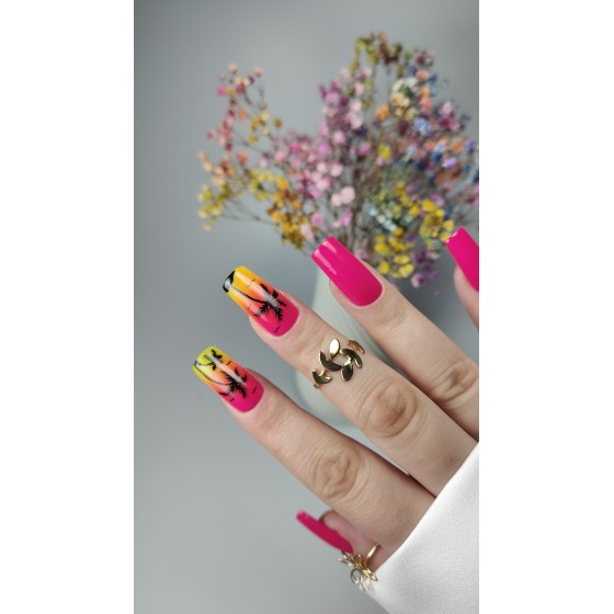 Lakier Hybrydowy LED/UV intensywny Różowy Kolor | MANICA.PL