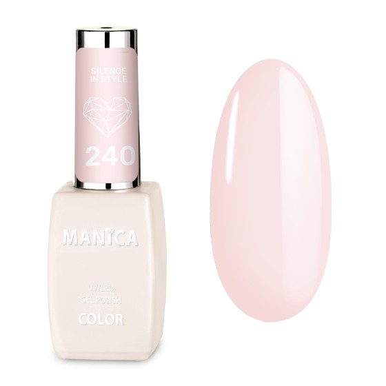 Manica Lakier hybrydowy  LED/UV 10ml - Silence in Style- 240