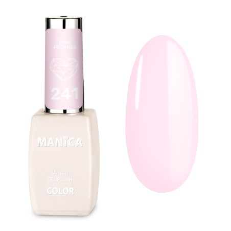 Manica Lakier hybrydowy  LED/UV 10ml - Pink Promise- 241