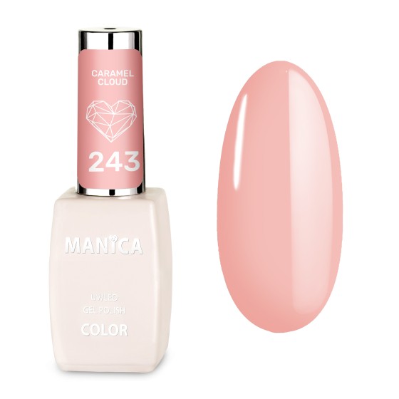 Manica Lakier hybrydowy  LED/UV 10ml - Caramel Cloud- 243