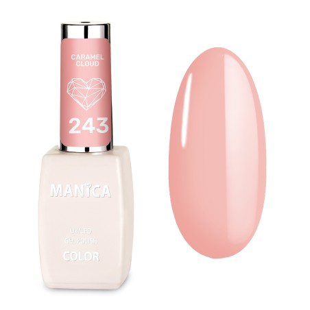 Manica Lakier hybrydowy  LED/UV 10ml - Caramel Cloud- 243