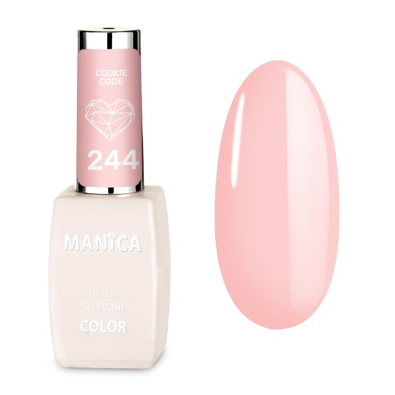 Manica Lakier hybrydowy  LED/UV 10ml - Cookie Code- 244