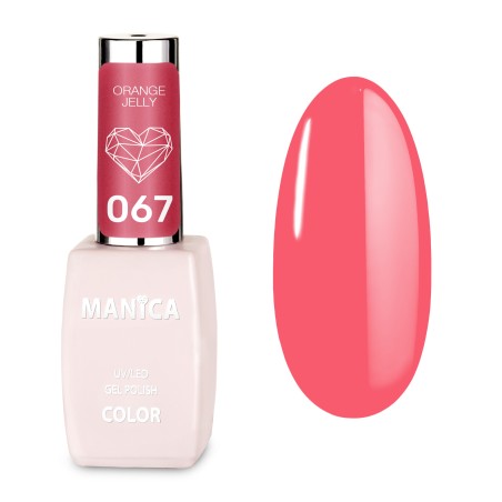 Manica Lakier hybrydowy LED/UV 10ml - Orange Jelly - 067