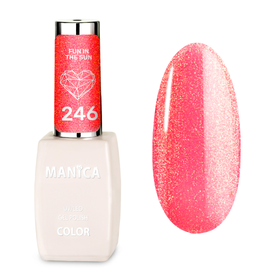 Manica Lakier hybrydowy  LED/UV 10ml - Fun in The Sun - 246