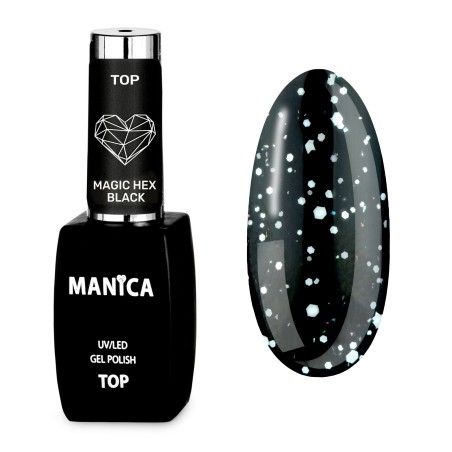 Manica Top hybrydowy UV/LED Gel Polish Top Magic Hex White 10ml