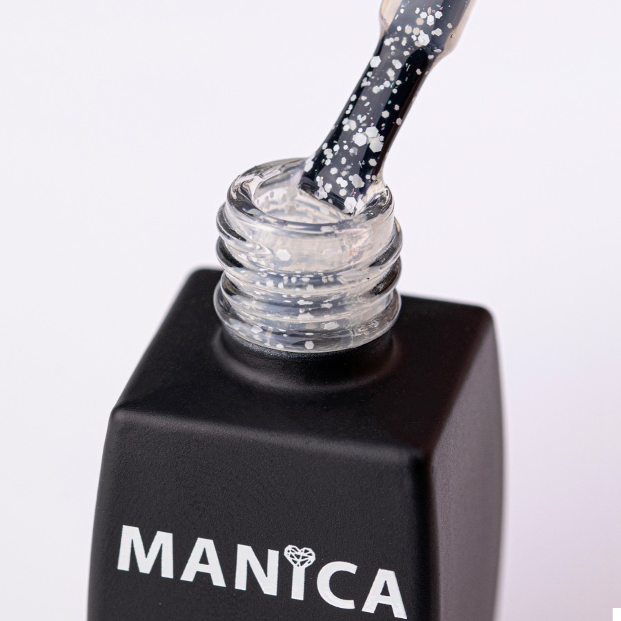 Manica Top hybrydowy UV/LED Gel Polish Top Magic Hex Black 10ml