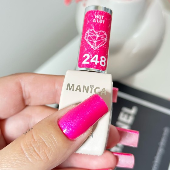 Manica Lakier hybrydowy  LED/UV 10ml - Hot a Lot - 248