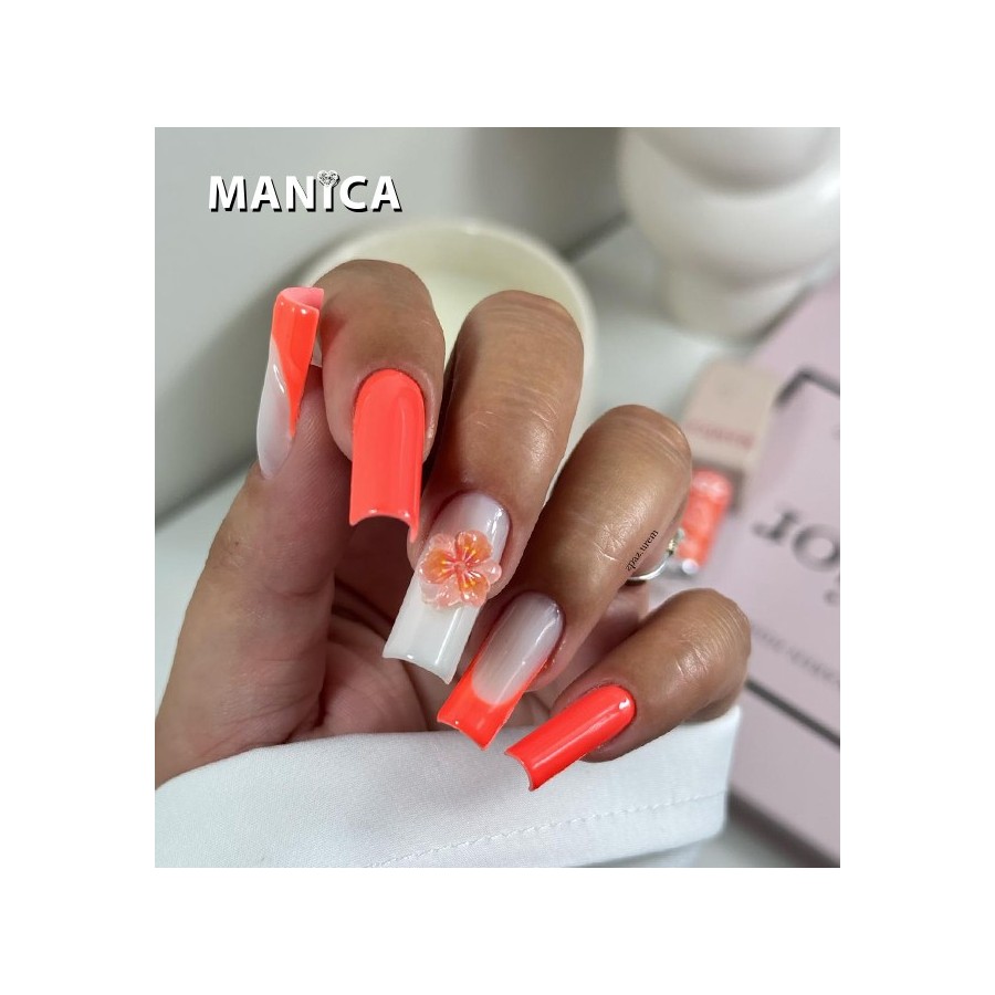 Manica Lakier hybrydowy  LED/UV 10ml - Coral Me Crazy - 250